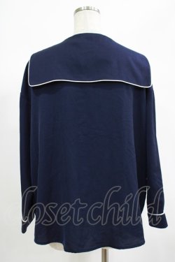 画像3: Ank Rouge / クロス刺繍セーラーブラウス M ネイビー H-25-06-23-056-CA-BL-NS-ZH