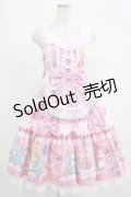 Angelic Pretty / Toy's Donut Diner エプロンドレスSet Free ピンク H-25-06-23-004-AP-OP-NS-ZH