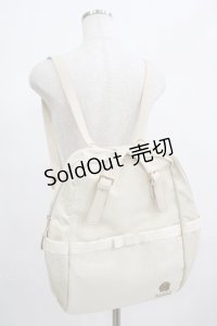 m petit by misako / NINA'S コラボ AM2WAYリュック  アイボリー H-25-06-23-060-LO-BG-NS-ZH