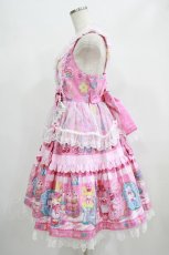 画像2: Angelic Pretty / Toy's Donut Diner エプロンドレスSet Free ピンク H-25-06-23-004-AP-OP-NS-ZH (2)