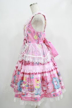 画像2: Angelic Pretty / Toy's Donut Diner エプロンドレスSet Free ピンク H-25-06-23-004-AP-OP-NS-ZH