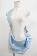 m petit by misako / リボンチャーム付きショルダーバッグ  サックス H-25-06-23-061-LO-BG-NS-ZH
