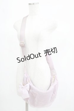 画像1: m petit by misako / リボンチャーム付きショルダーバッグ  ピンク H-25-06-23-063-LO-BG-NS-ZH
