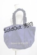 Maison de FLEUR / フリルハンドルトートLバッグ  ネイビー H-25-06-23-064-LO-BG-NS-ZH