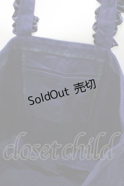画像2: Maison de FLEUR / フリルハンドルトートLバッグ  ネイビー H-25-06-23-064-LO-BG-NS-ZH