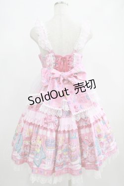 画像3: Angelic Pretty / Toy's Donut Diner エプロンドレスSet Free ピンク H-25-06-23-004-AP-OP-NS-ZH