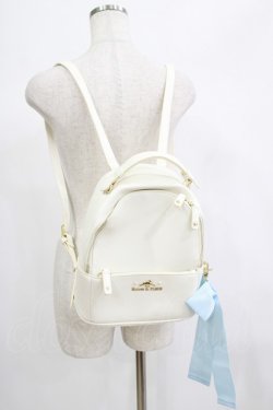 画像1: Maison de FLEUR / シナモロールリボンリュック  オフ H-25-06-23-066-LO-BG-NS-ZH