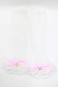 Angelic Pretty / ハートチュールPrincessアームウォーマー  オフ H-25-06-23-070-AP-ZA-NS-ZH