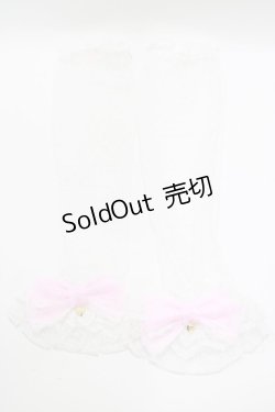 画像1: Angelic Pretty / ハートチュールPrincessアームウォーマー  オフ H-25-06-23-070-AP-ZA-NS-ZH