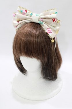 画像1: Angelic Pretty / Fantasy Theaterカチューシャ  アイボリー H-25-06-23-071-AP-AC-NS-ZH