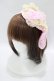 画像1: Angelic Pretty / Powder Roseカチューシャ  イエロー H-25-06-23-073-AP-AC-NS-ZH (1)