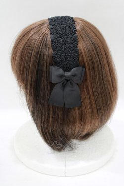 画像2: m petit by misako / TT*AMレースカチューシャ  ブラック H-25-06-23-075-LO-AC-NS-ZH