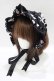 画像1: Angelic Pretty / Dreamy ベビールームハーフボンネット  ブラック H-25-06-23-076-AP-AC-NS-ZH (1)
