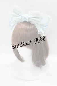 Angelic Pretty / ラブハートリボンカチューシャ  サックス H-25-06-23-080-AP-AC-NS-ZH