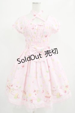 画像1: Angelic Pretty / 夢みるマカロンワンピース Free ピンク H-25-06-23-005-AP-OP-NS-ZH