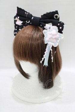 画像1: Angelic Pretty / Dreamyベビールームカチューシャ  ブラック H-25-06-23-081-AP-AC-NS-ZH