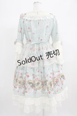 画像3: BABY,THE STARS SHINE BRIGHT / Lady Victorian Rose Jewelry〜想いは薔薇の花びらの上に〜柄ワンピース Free ミント H-25-06-23-016-BA-OP-NS-ZH