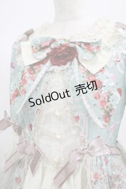 画像5: BABY,THE STARS SHINE BRIGHT / Lady Victorian Rose Jewelry〜想いは薔薇の花びらの上に〜柄ワンピース Free ミント H-25-06-23-016-BA-OP-NS-ZH
