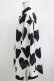 画像2: TRAVAS TOKYO / Hearts Aligned Shirts  白×黒 H-25-06-24-035-PU-BL-KB-ZH (2)