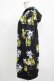 画像2: NieR Clothing / 総柄ZIPパーカー  黒 H-25-06-24-037-PU-TO-KB-ZH (2)