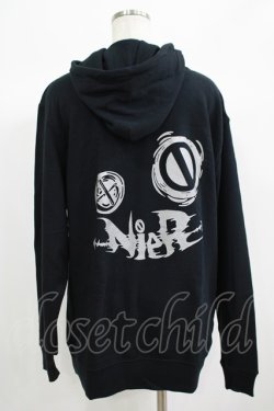 画像3: NieR Clothing / プリントプルパーカー XL 黒 H-25-06-24-040-PU-TO-KB-ZH