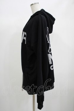 画像2: NieR Clothing / TWO-TONE ZIPパーカー  黒×グレー H-25-06-24-041-PU-TO-KB-ZH