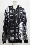 NieR Clothing / 防寒裏起毛パーカー  黒 H-25-06-24-042-PU-TO-KB-ZH