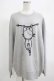 画像1: NieR Clothing / プリントSWEAT  2XL グレー H-25-06-24-043-PU-TO-KB-ZH (1)