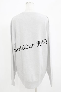 画像3: NieR Clothing / プリントSWEAT  2XL グレー H-25-06-24-043-PU-TO-KB-ZH