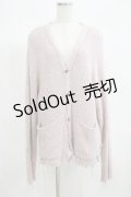 MILKBOY / SHAGGY CARDIGAN  スモークピンク H-25-06-24-044-MB-TO-KB-ZT0626H