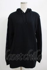 NieR Clothing / プリントプルパーカー  黒 H-25-06-24-045-PU-TO-KB-ZH