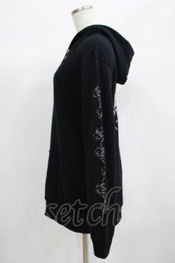 画像2: NieR Clothing / プリントプルパーカー  黒 H-25-06-24-045-PU-TO-KB-ZH
