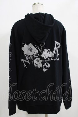 画像3: NieR Clothing / プリントプルパーカー  黒 H-25-06-24-045-PU-TO-KB-ZH
