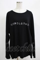 NieR Clothing / COTTON LONG CUTSEW  黒 H-25-06-24-046-PU-TO-KB-ZH