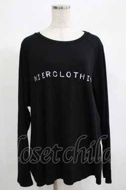 画像1: NieR Clothing / COTTON LONG CUTSEW  黒 H-25-06-24-046-PU-TO-KB-ZH