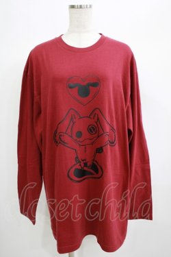 画像1: NieR Clothing / COTTON LONG CUTSEW XL エンジ H-25-06-24-051-PU-TO-KB-ZH