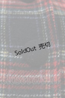 画像3: PEACE NOW / チェックフードコート  黒 H-25-06-24-1035-PU-CO-KB-ZT-C059