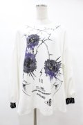SEX POT ReVeNGe / プリントSWEAT  M 白 H-25-06-24-1041-SP-TO-KB-ZH