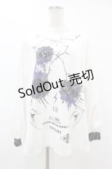 SEX POT ReVeNGe / プリントSWEAT  M 白 H-25-06-24-1041-SP-TO-KB-ZH