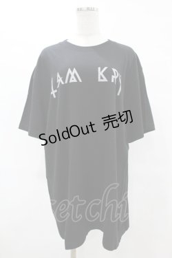 画像1: KRY CLOTHING / DAVIDEプリントTシャツ  黒 H-25-06-24-1045-EL-TO-KB-ZH