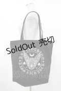 KRY CLOTHING / トートバッグ  黒 H-25-06-24-1048-EL-BG-KB-ZH