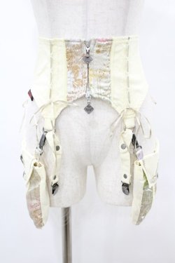 画像1: Ozz oneste / フラップポケット付コルセット  アイボリー H-25-06-24-1050-OO-ZA-KB-ZH