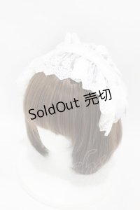 ATELIER PIERROT / Gothic LatticeS HeadDress(Clip Version)  ホワイト H-25-06-24-1051-EL-AC-KB-ZH