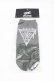 画像1: KRY CLOTHING / スニーカーソックス  黒 H-25-06-24-1053-EL-ZA-KB-ZH (1)