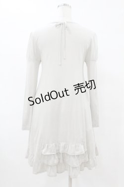 画像2: Jane Marple / ラビットフロッキーワンピース M グレー H-25-06-24-1006-JM-OP-NS-ZH