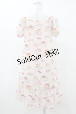 画像2: Emily Temple cute / ジョーゼットケーキワンピース  ピンク H-25-06-24-1007-ET-OP-KB-ZH