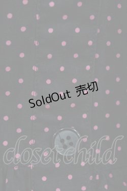 画像3: PEACE NOW / うさ耳フードドットワンピース  黒×ピンク H-25-06-24-1010-PU-OP-KB-ZH