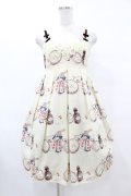 Emily Temple cute / ワンダーランドノースリーブワンピース  オフシロ H-25-06-24-1012-ET-OP-KB-ZH