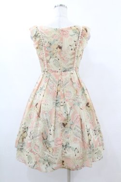 画像2: Emily Temple cute / ヴィクトリアプリントノースリーブワンピース  ピンク H-25-06-24-1013-ET-OP-NS-ZH