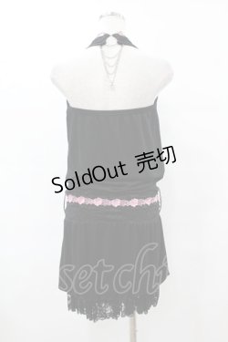 画像2: h.Jelly HONEY / 裾バルーンチュニックワンピース  黒 H-25-06-24-1018-HN-OP-KB-ZH